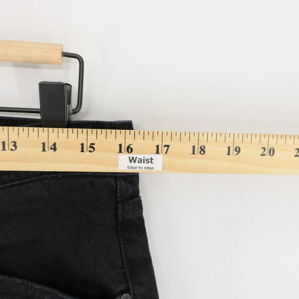 AG Adriano Goldschmied Nomad Jeans Mens 32x34 Black Modern Slim Stretch Denim